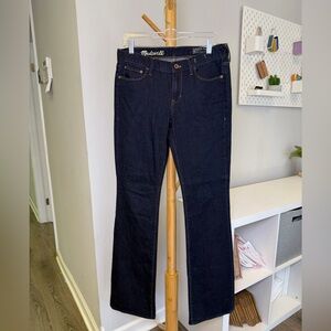 Madewell Bootlegger Dark Wash Bootcut Jeans Sz 29x34